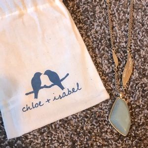 Chloe + Isabel Guilded Reeds Long Necklace